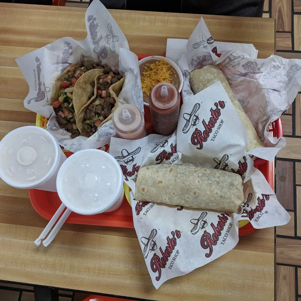 Beef Burrito & Taco