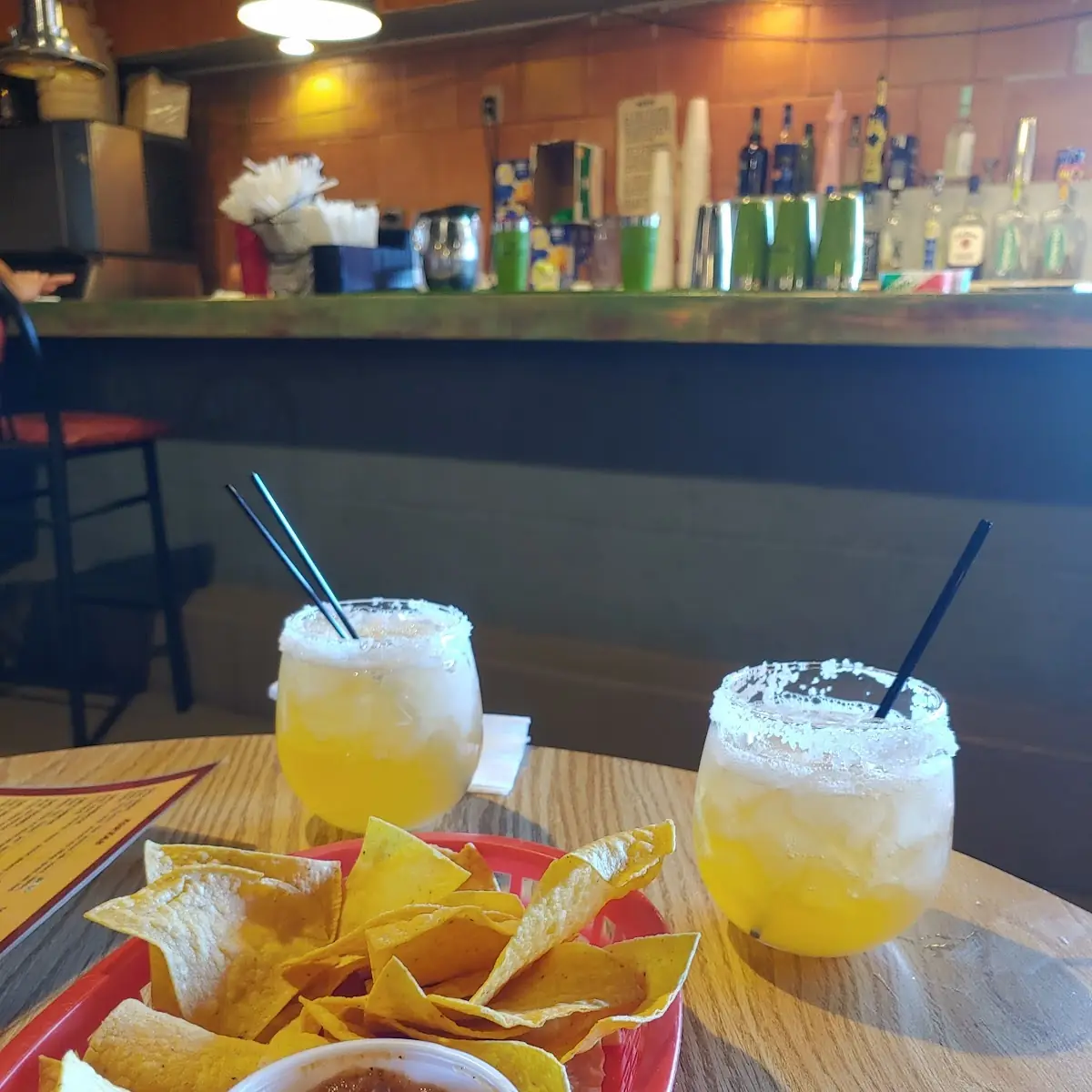 Complimentary Chips and Salsa & House Margaritas