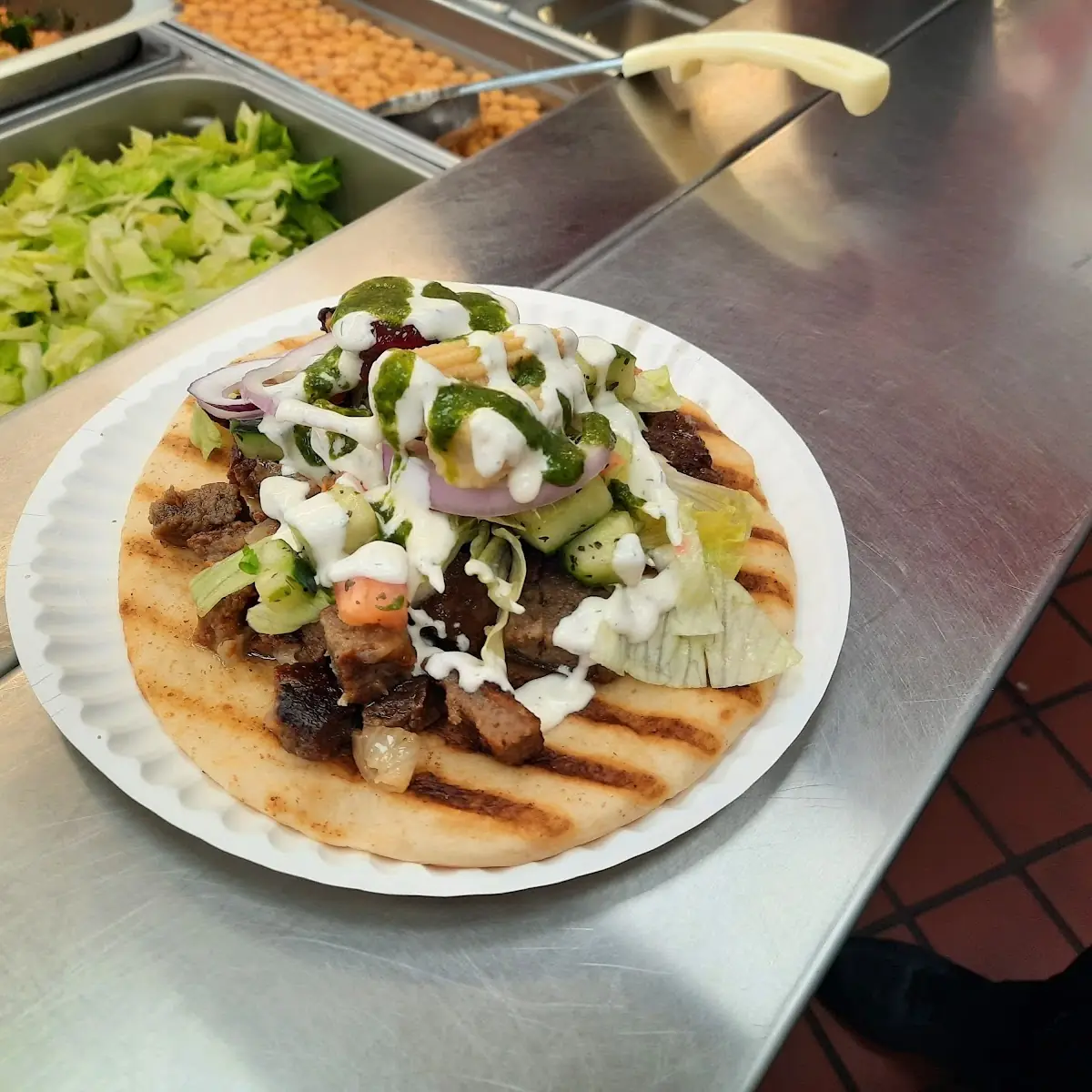 Lamb Gyro Sandwich