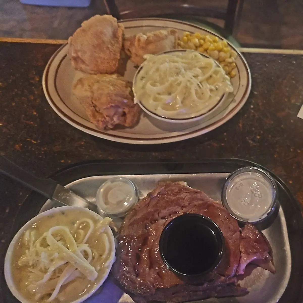 Prime Rib Bottom Fried Chicken Top