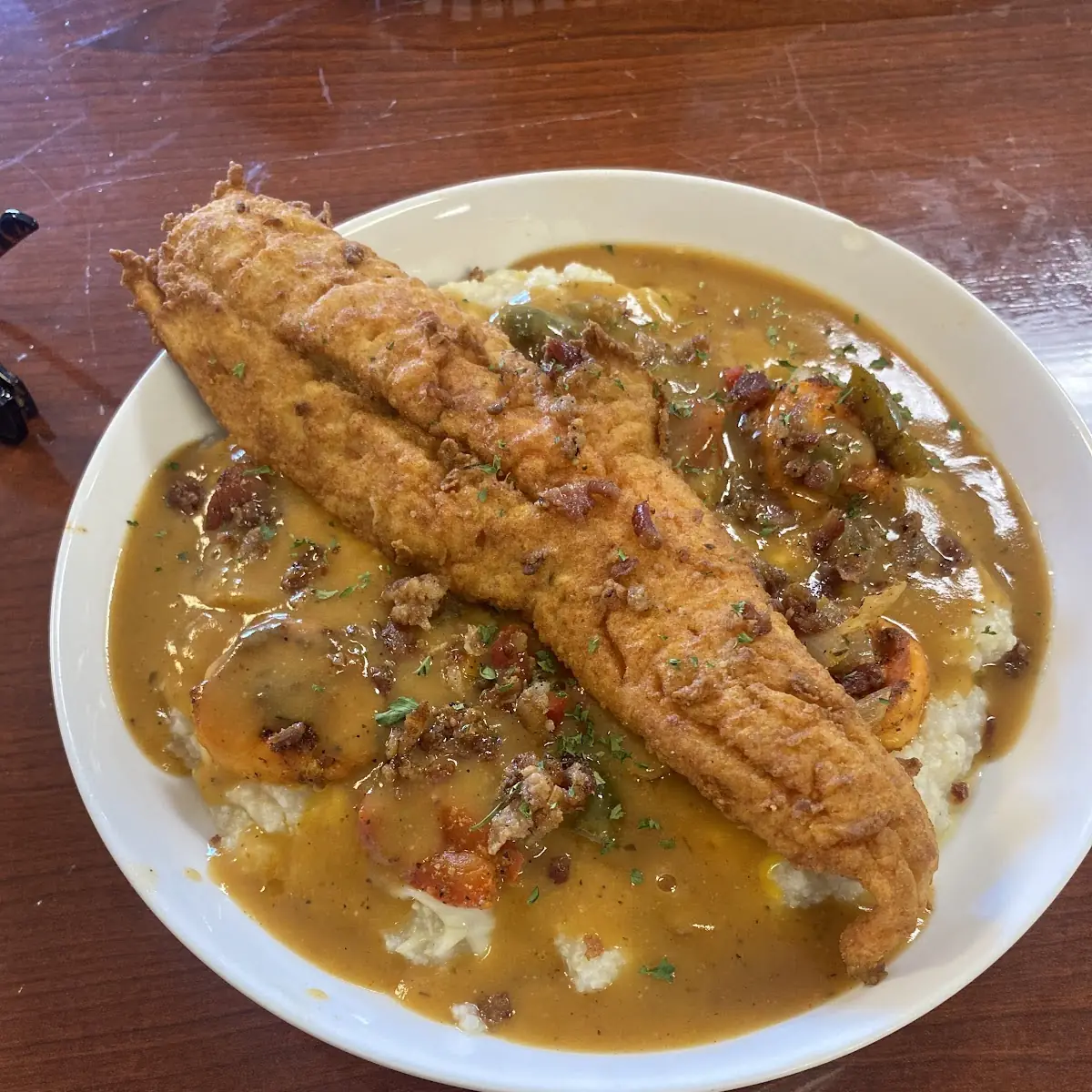 Fish Shrimp & Grits