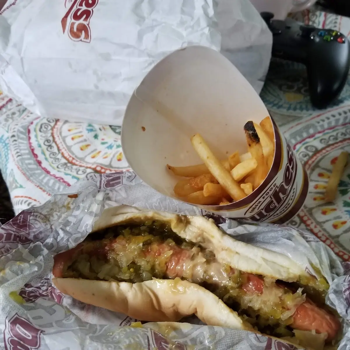 Hot Dog Combo with the Works