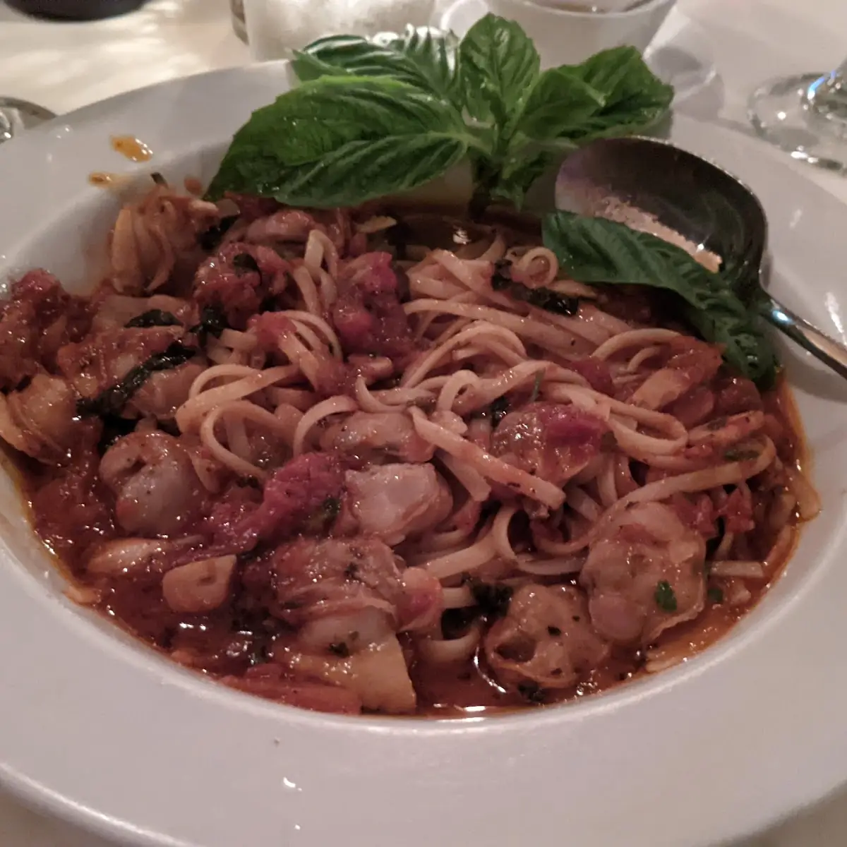 Linguine Clams in Marinara