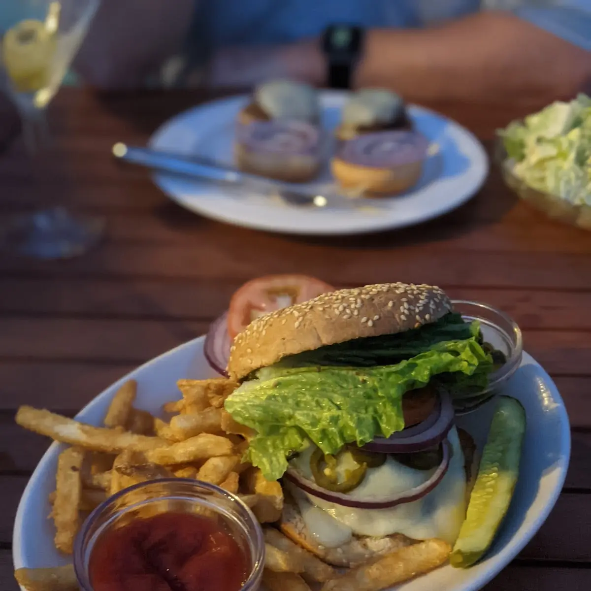 Cheeseburger and Fries