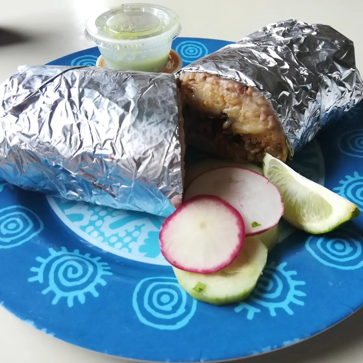 Steak and Chorizo Burrito