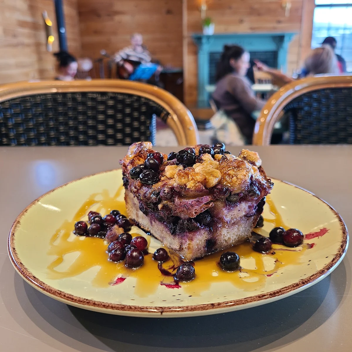 Blueberry Bread Pudding