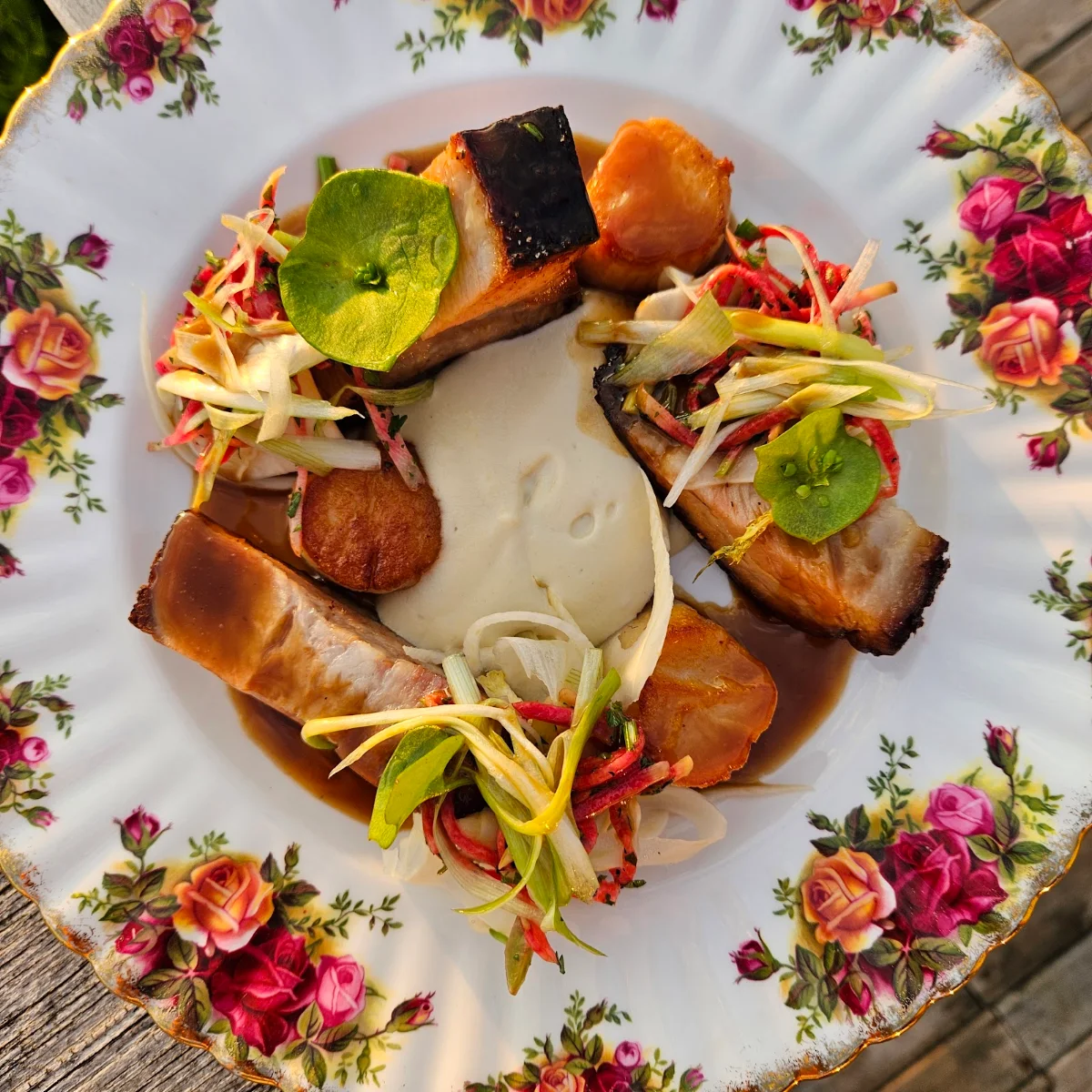 Pork Belly & Scallops