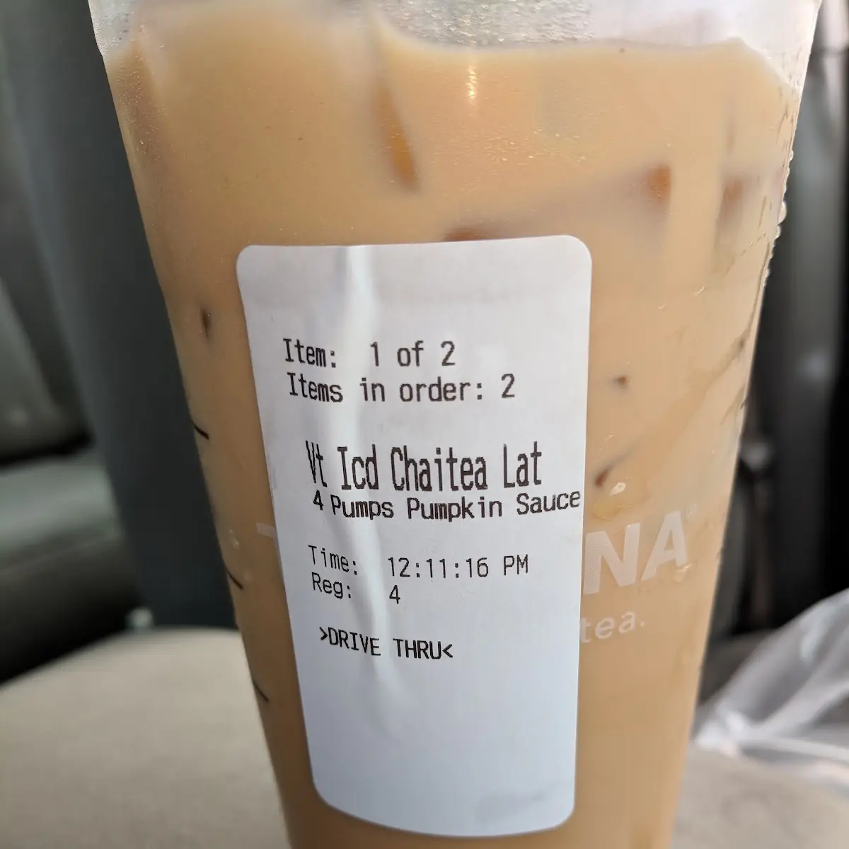 Iced Vanilla Latte