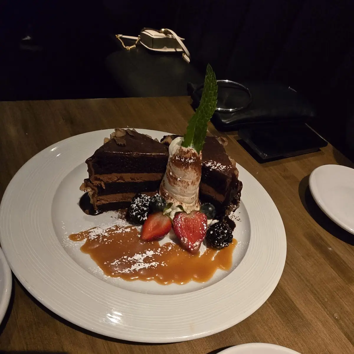Double Chocolate Layer Cake Dessert