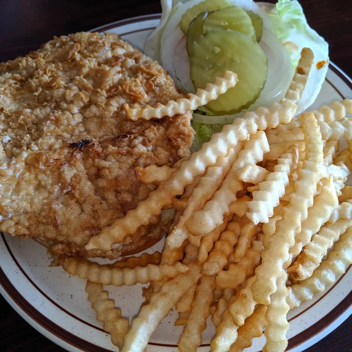 Breaded Tenderloin with Gravy