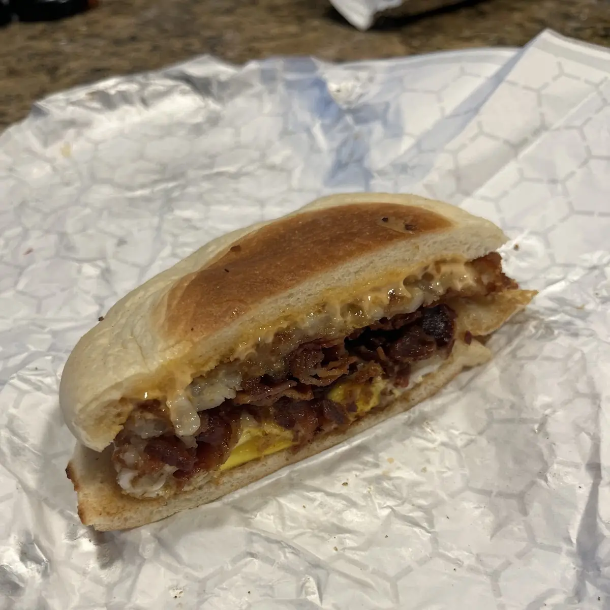 Hash Brown Breakfast Sandwich