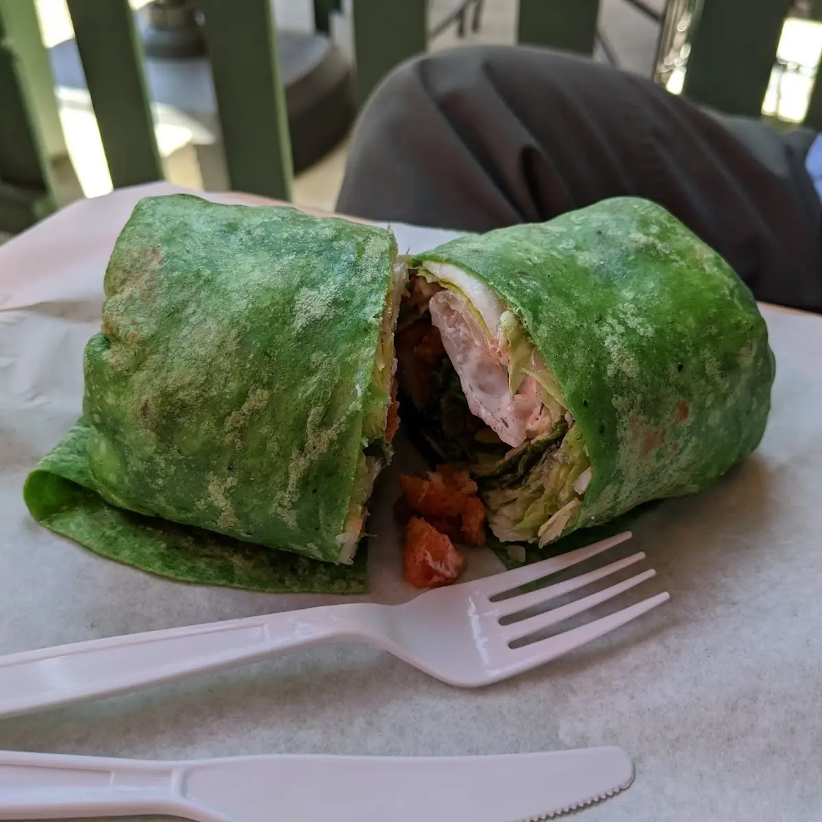 Chicken Wrap of Some Sort