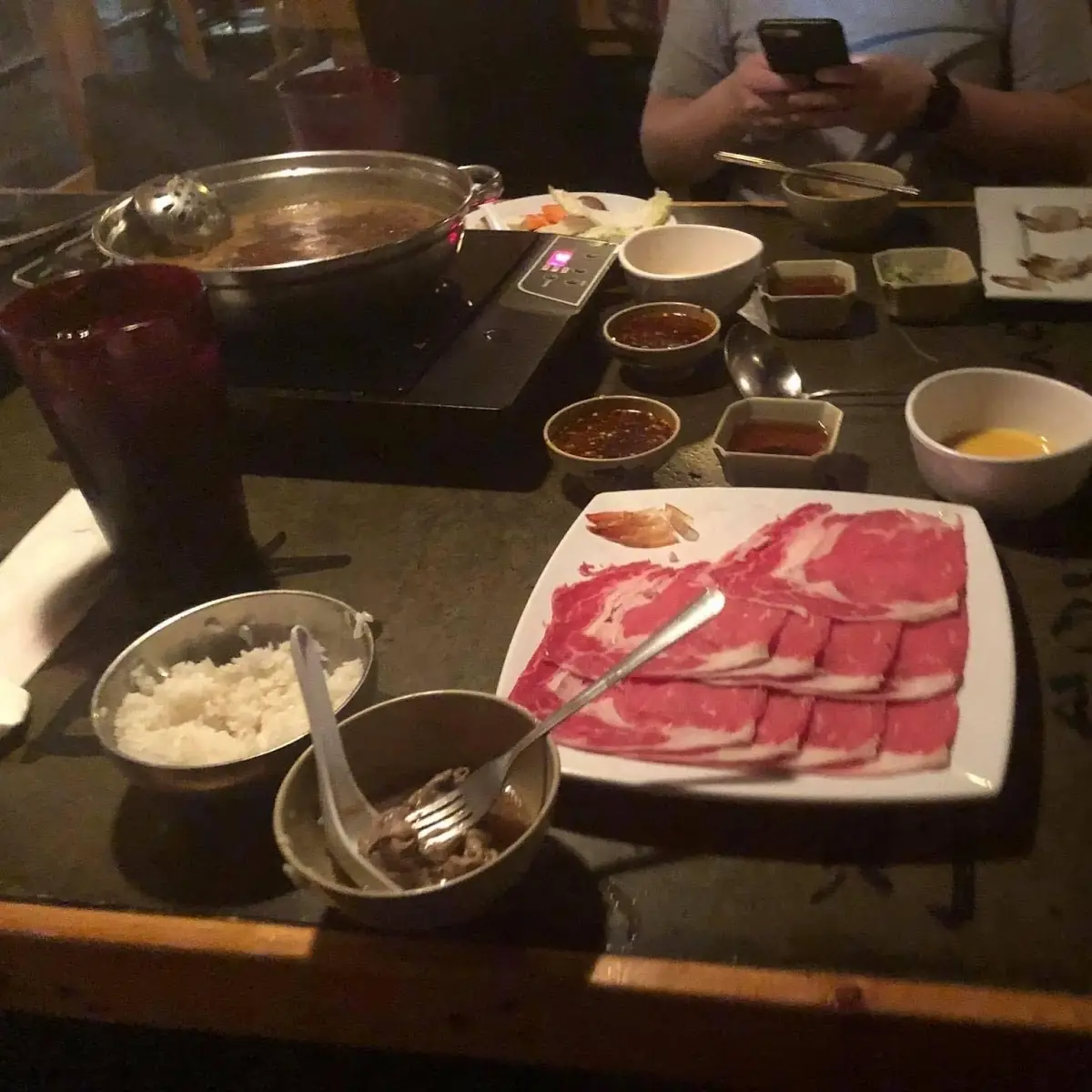 Large Prime Rib Setup