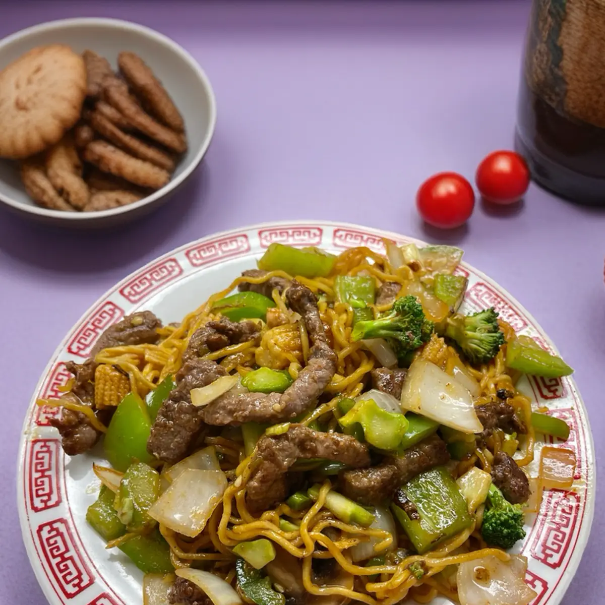 Beef Lo Mein with Vegetables