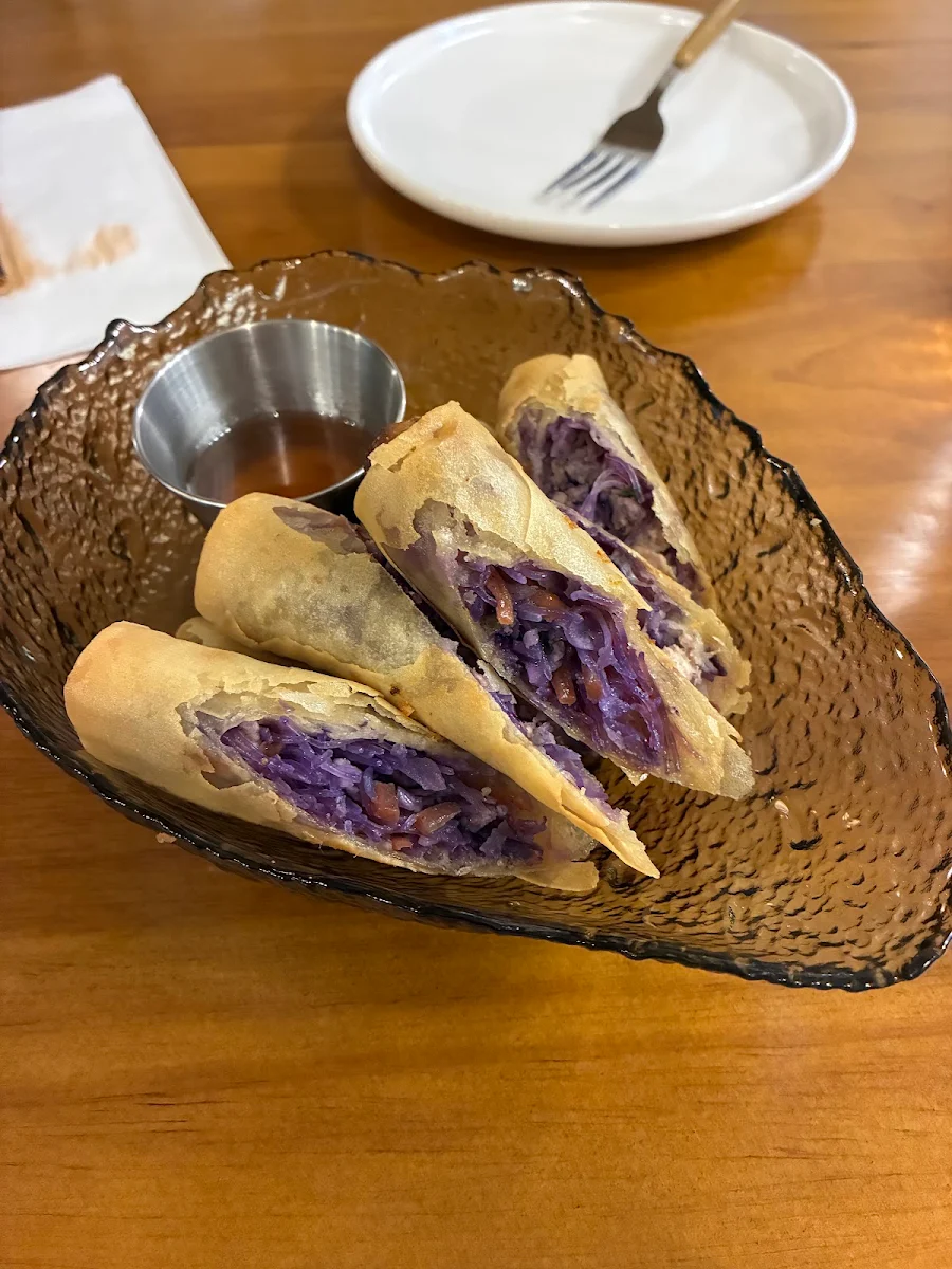 House Made Crispy Pork Spring Roll, RENS Cafe & Bistro Thai Contemporary