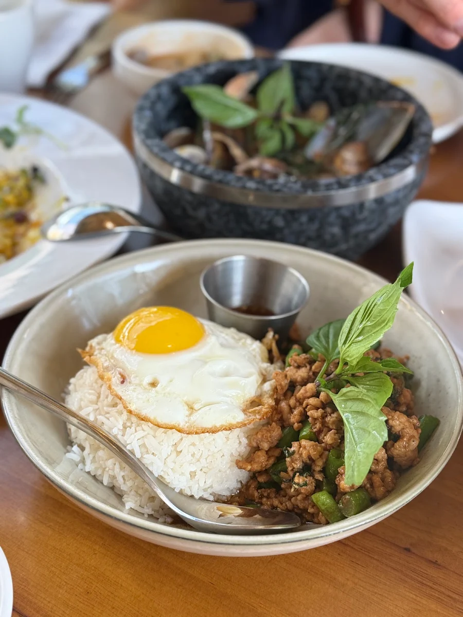 Pad Kra Pow, RENS Cafe & Bistro Thai Contemporary