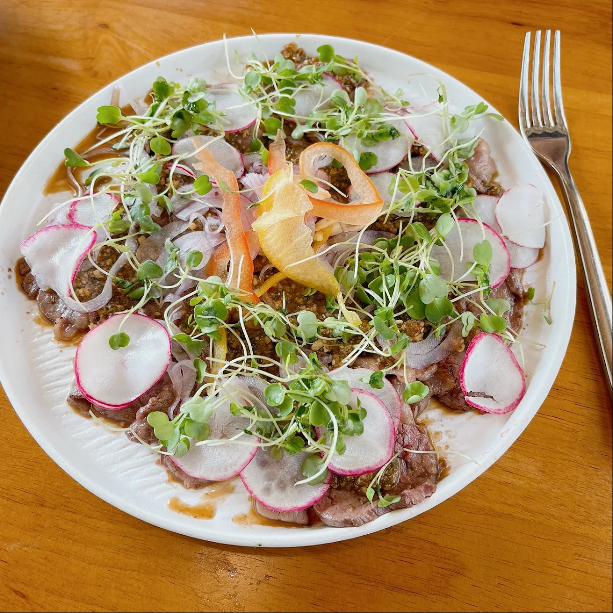 Pomelo Tuna Sashimi Salad, RENS Cafe & Bistro Thai Contemporary