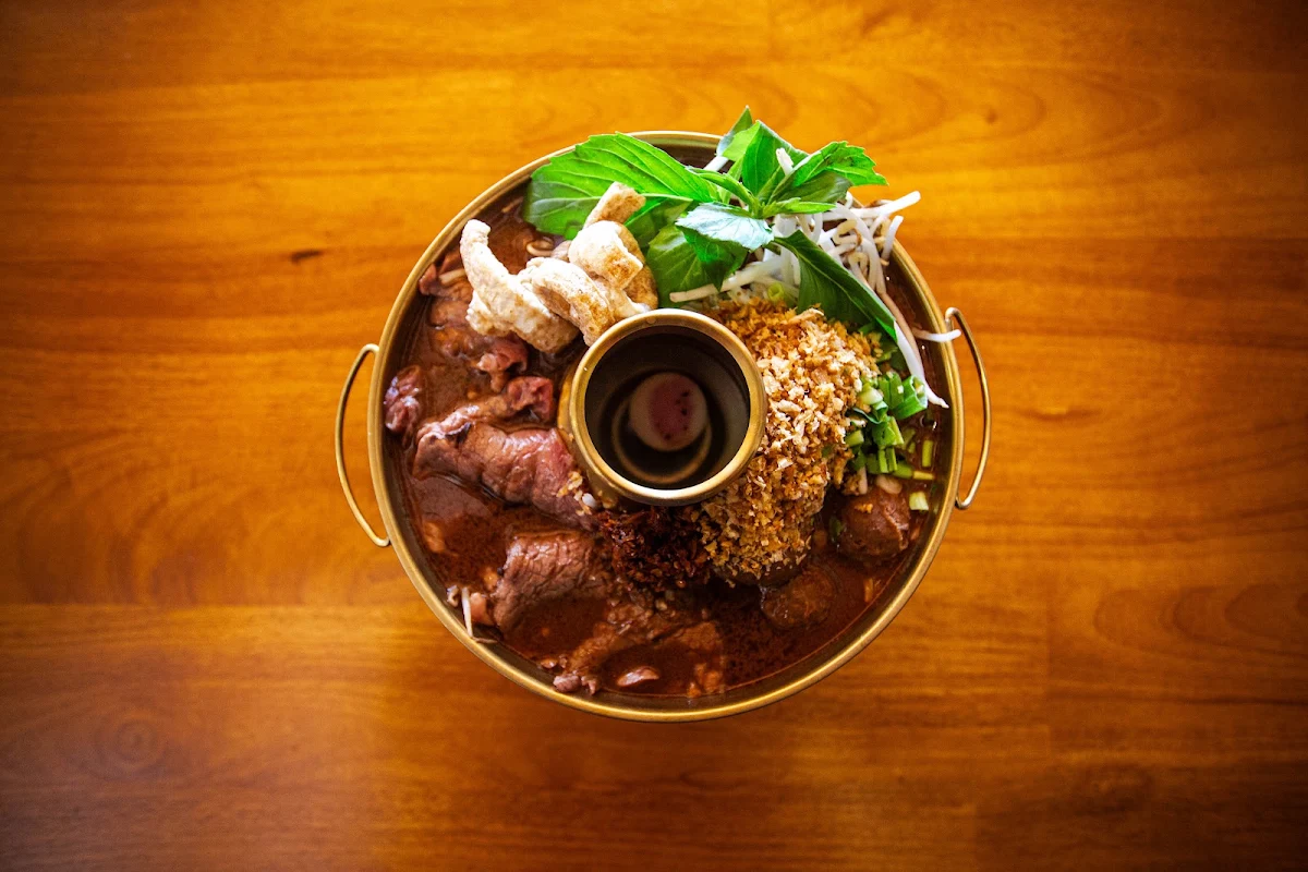 Rib Eye Boat Noodle Pot, RENS Cafe & Bistro Thai Contemporary