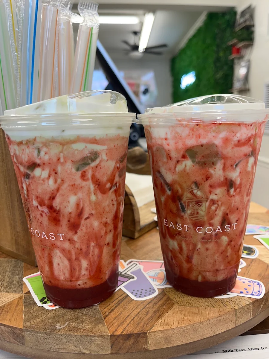 Strawberry Matcha Latte