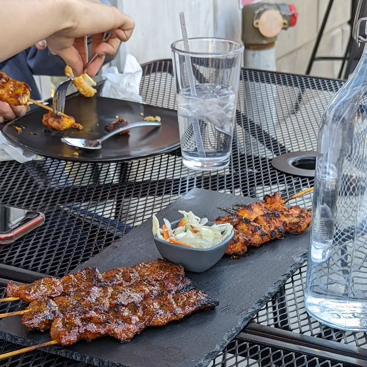 Beef and Chicken Skewers