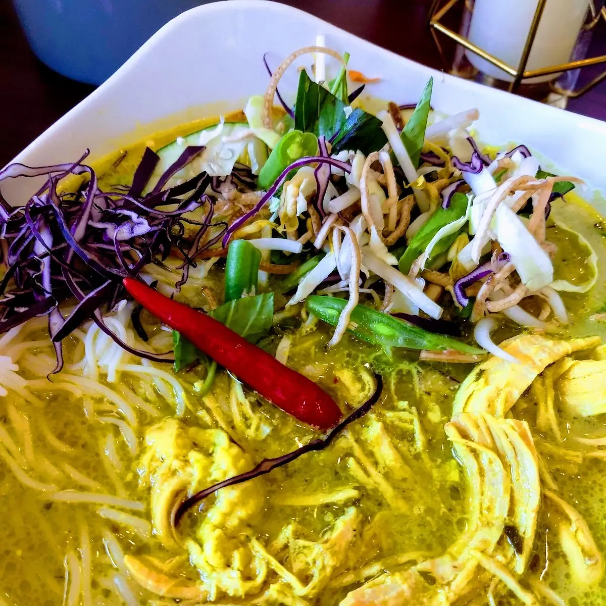 Green Curry Chicken Noodle Soup