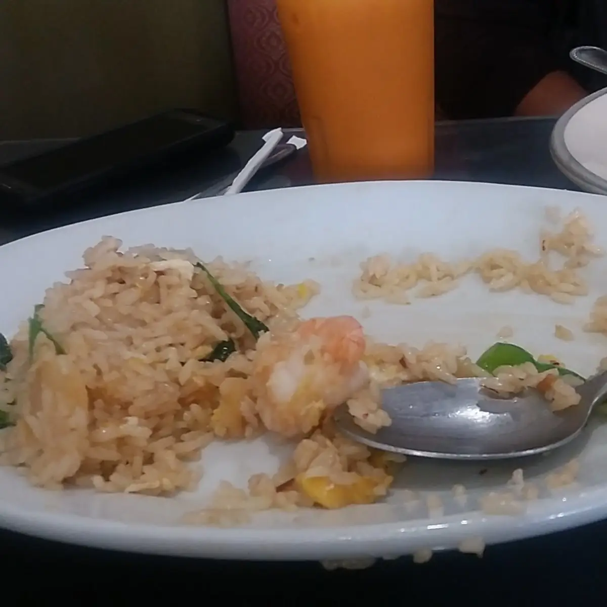Basil Fried Rice with Shrimp