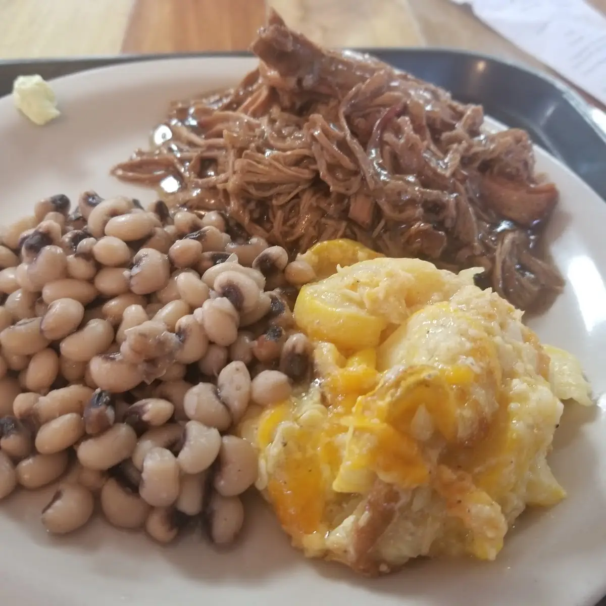 Roast Beef Squash Black Eyed Peas