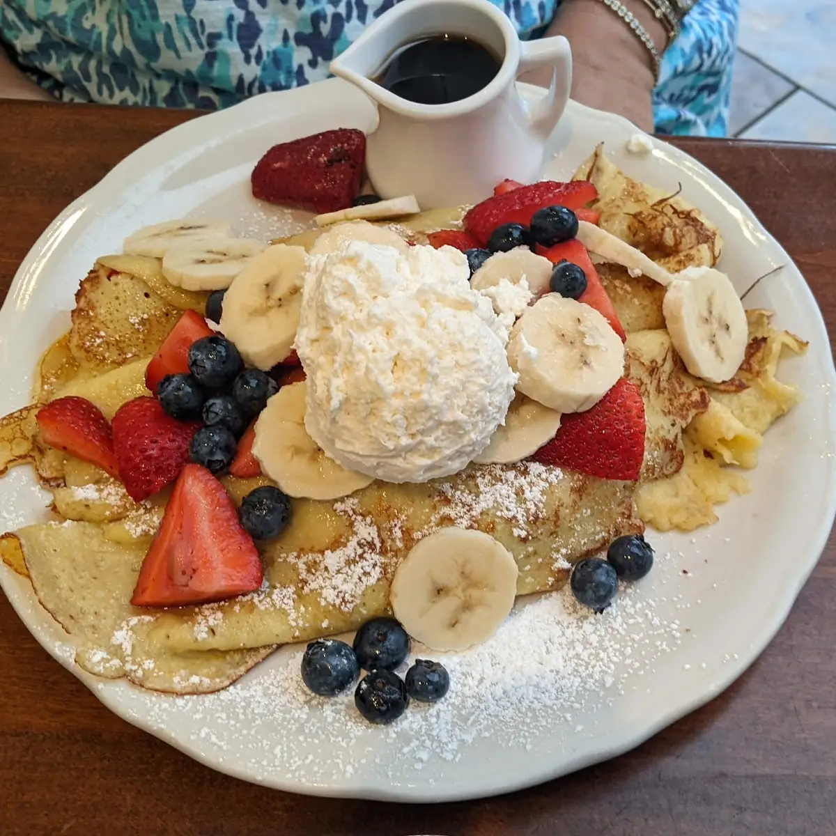 Fresh Fruit Crepes