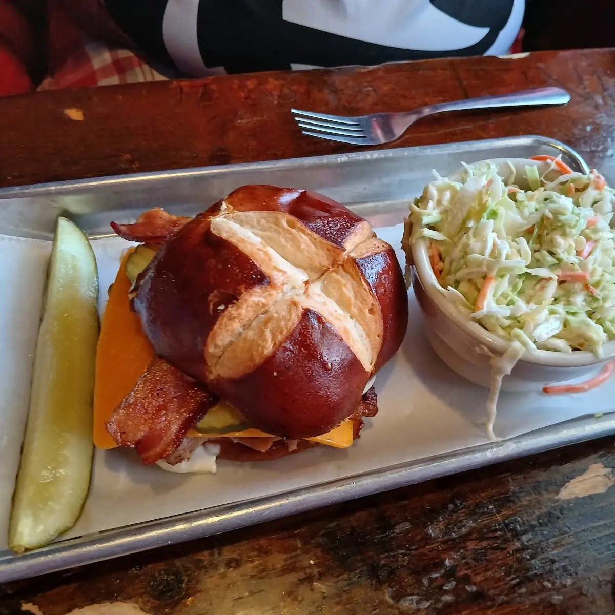 Pulled Pork Sandwich and Slaw