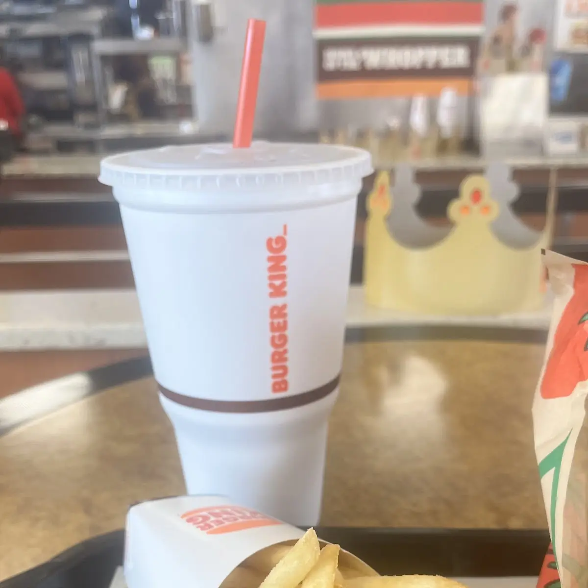 Large Fries and Drink Texas Double Whopper Combo