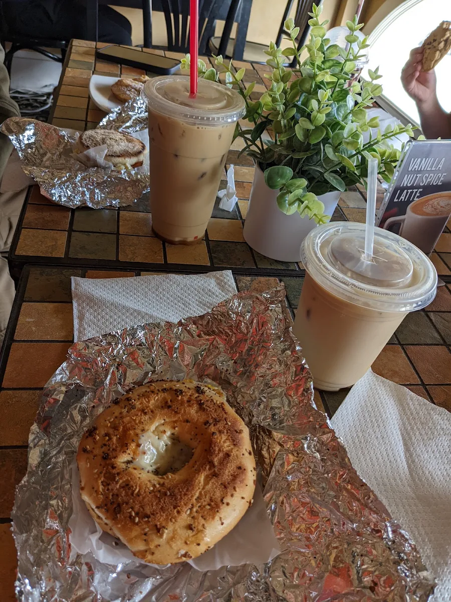 Everything Bagel Sausage Egg and Cheese