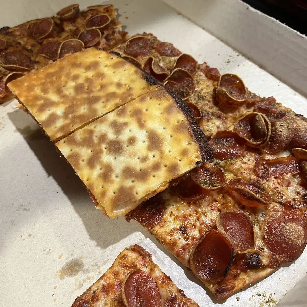 Tavern Style Pepperoni Pizza