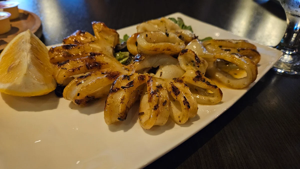Grilled Calamari, Romano's Restaurant