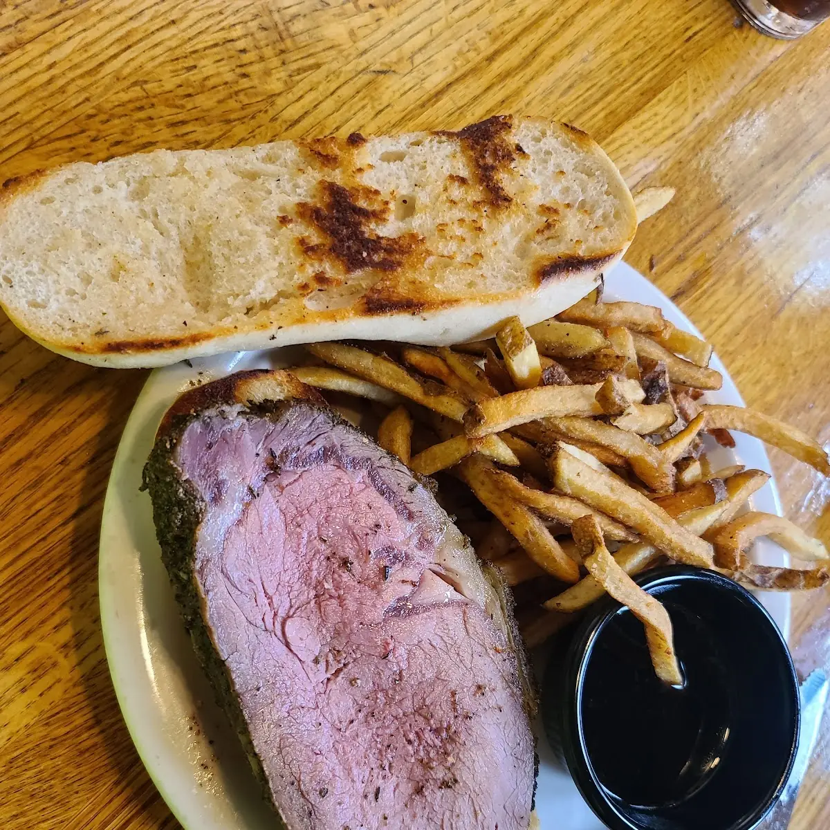 Open-Faced Prime Rib Sandwich