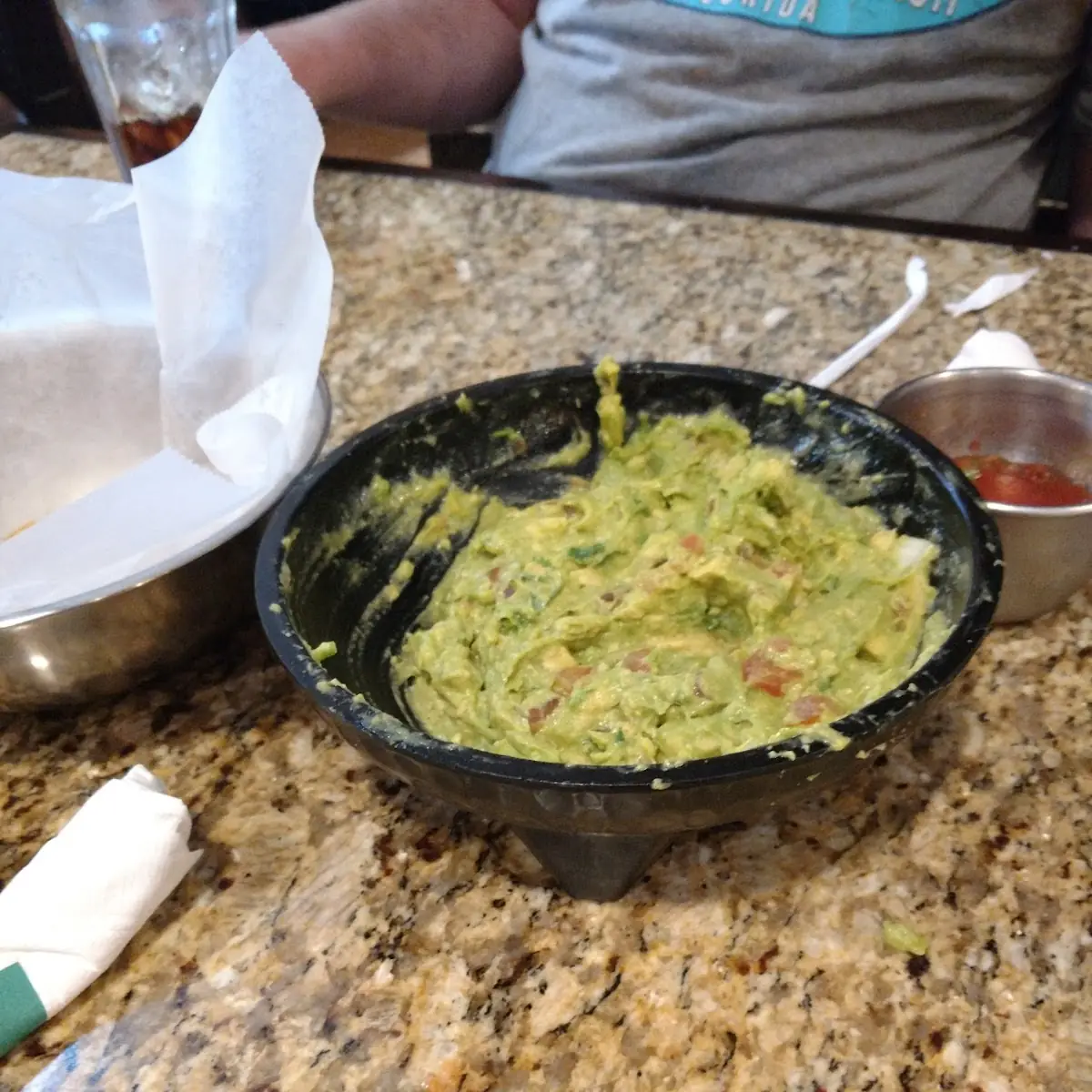 Extra guacamole