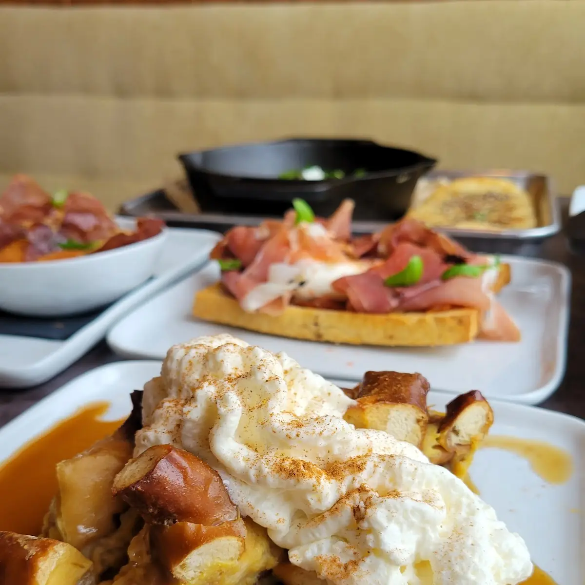 Pretzel Bread Pudding