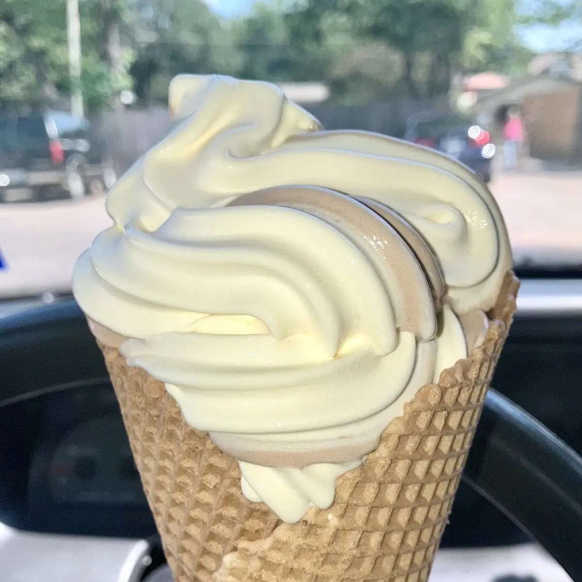 Frozen Yogurt Twist Waffle Cone