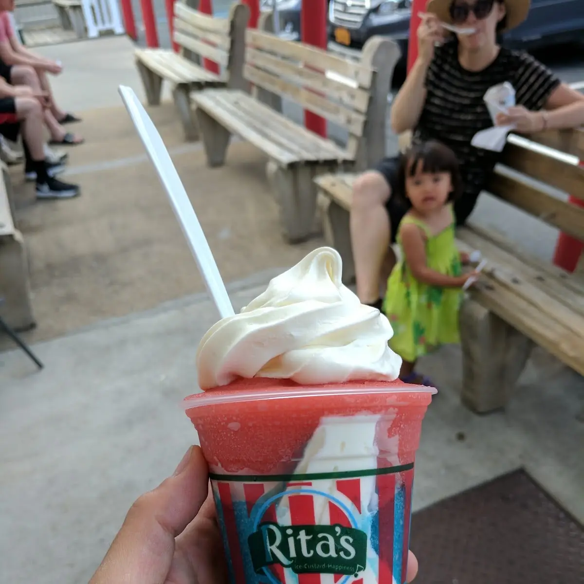 Orange Cream Custard Soft Serve