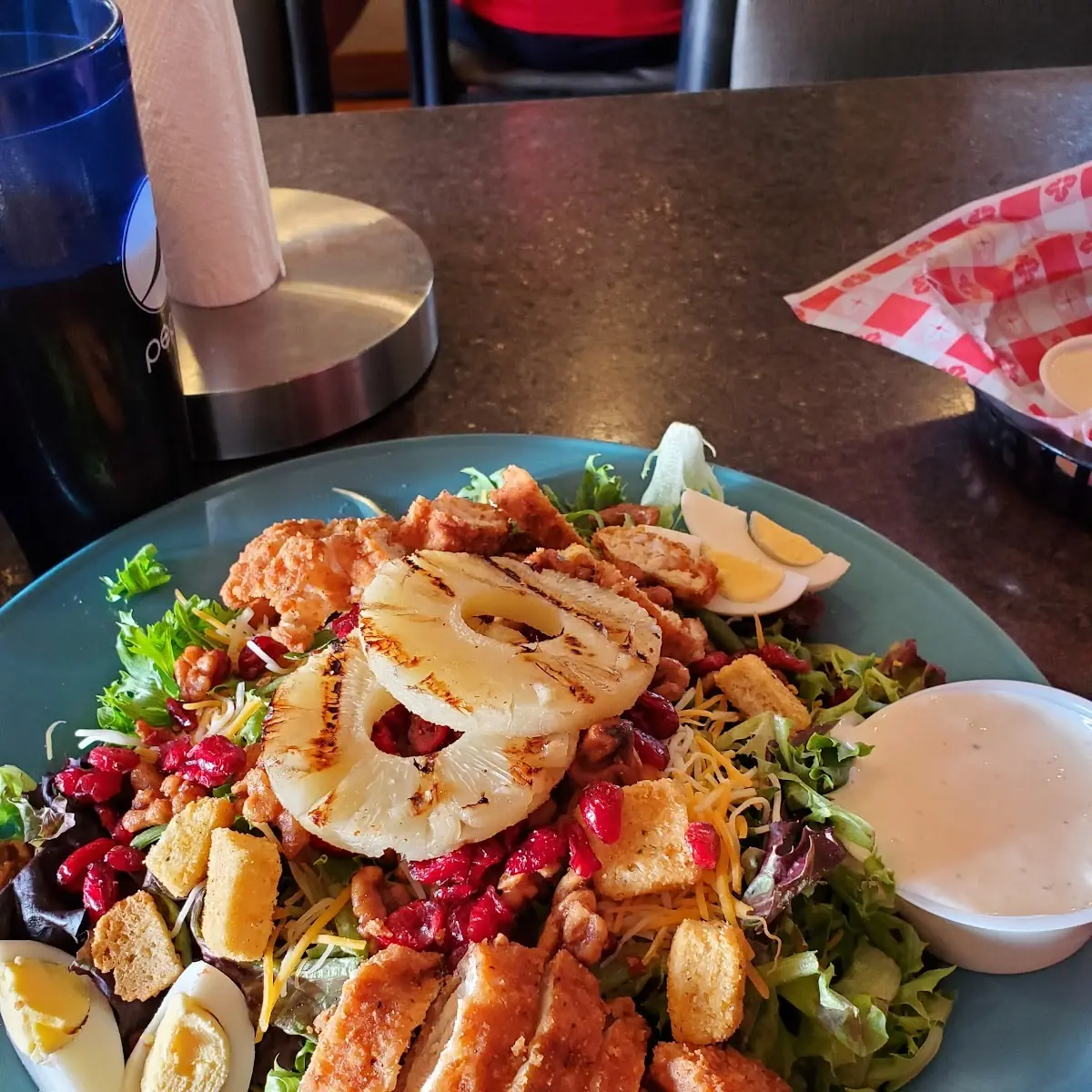 Grilled Pineapple Chicken Salad