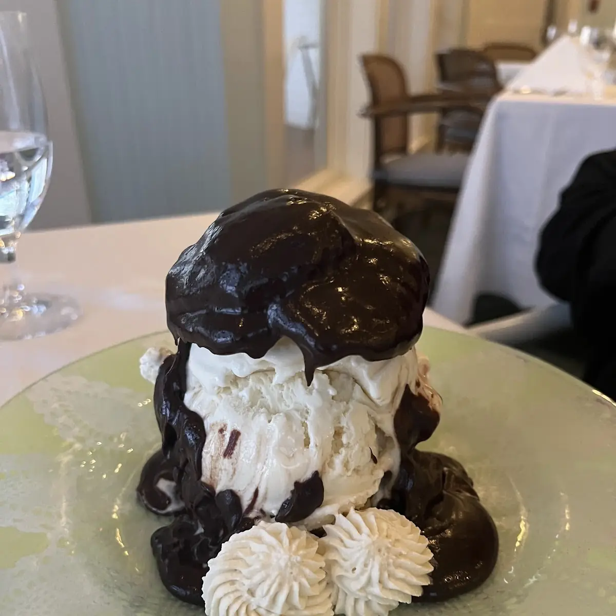 Hot Fudge Cream Puff