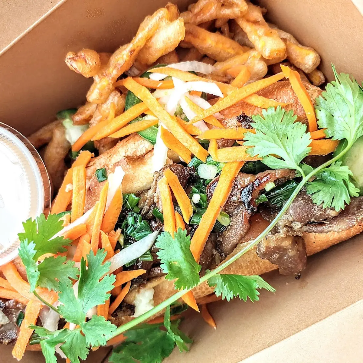 Grilled Pork & House BBQ Banh MI