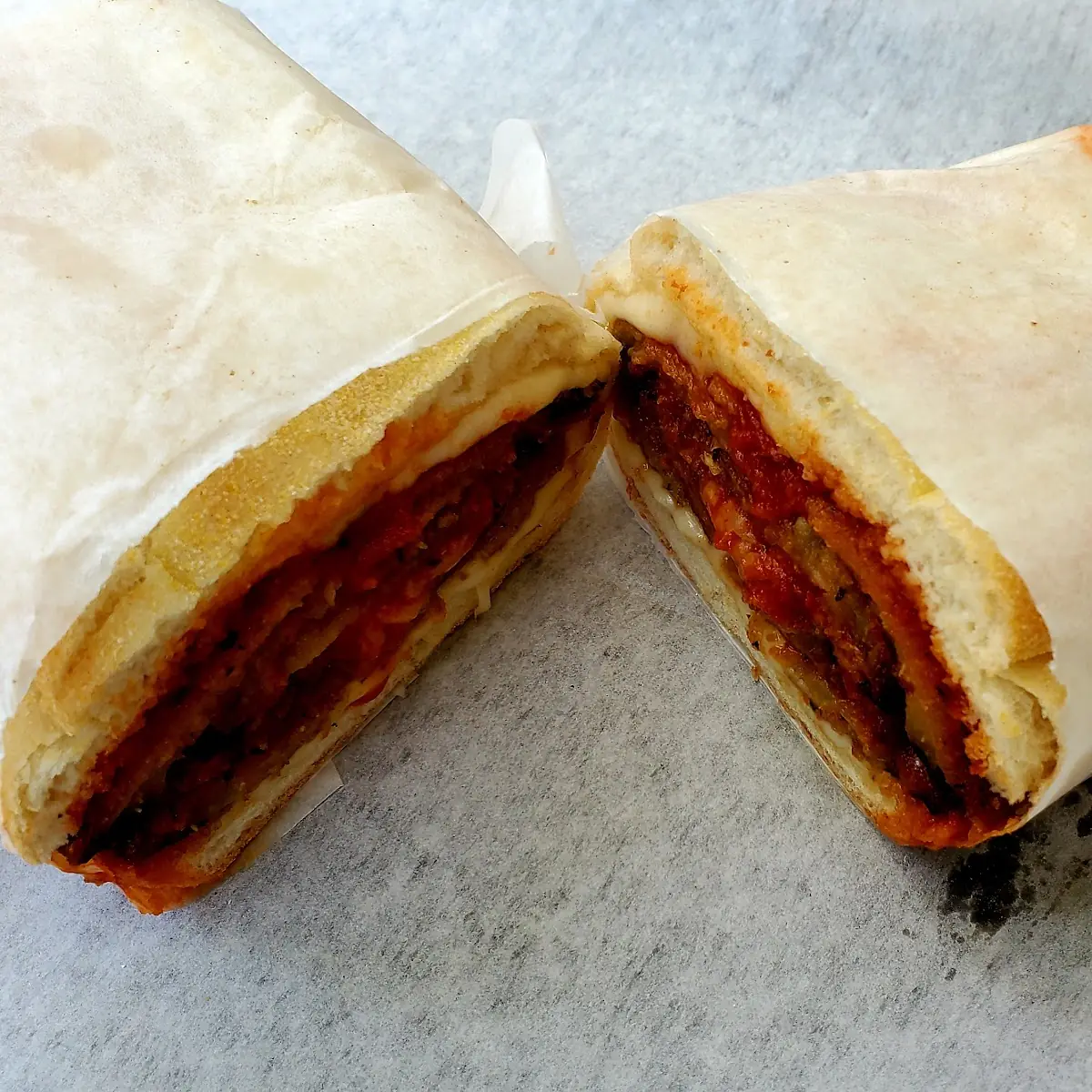 Eggplant Parmesan Sub