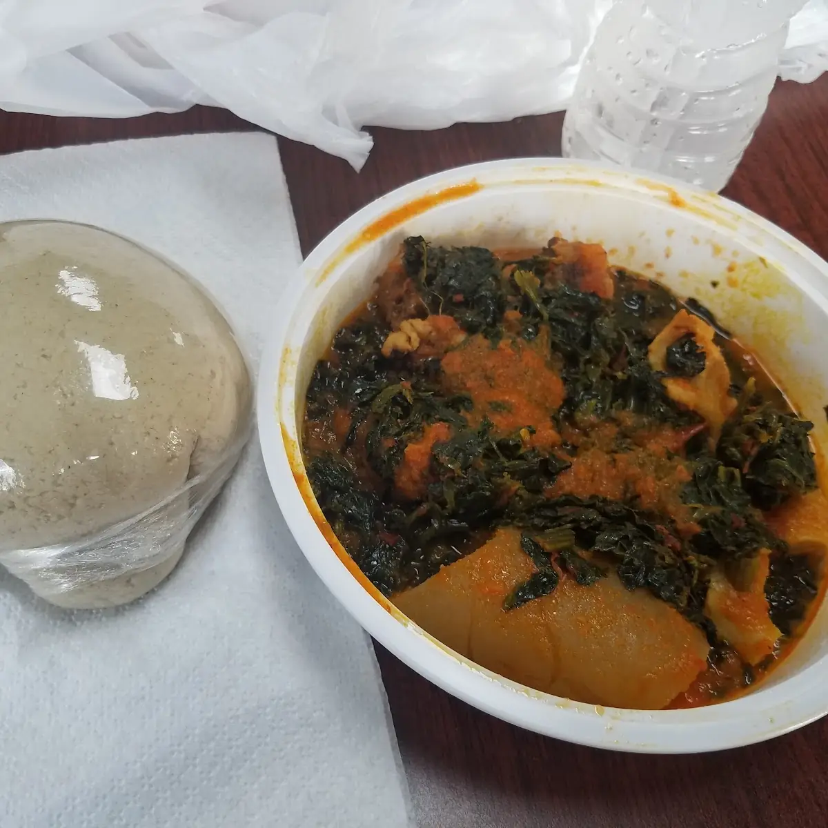 Oat Swallow with Vegetable Soup