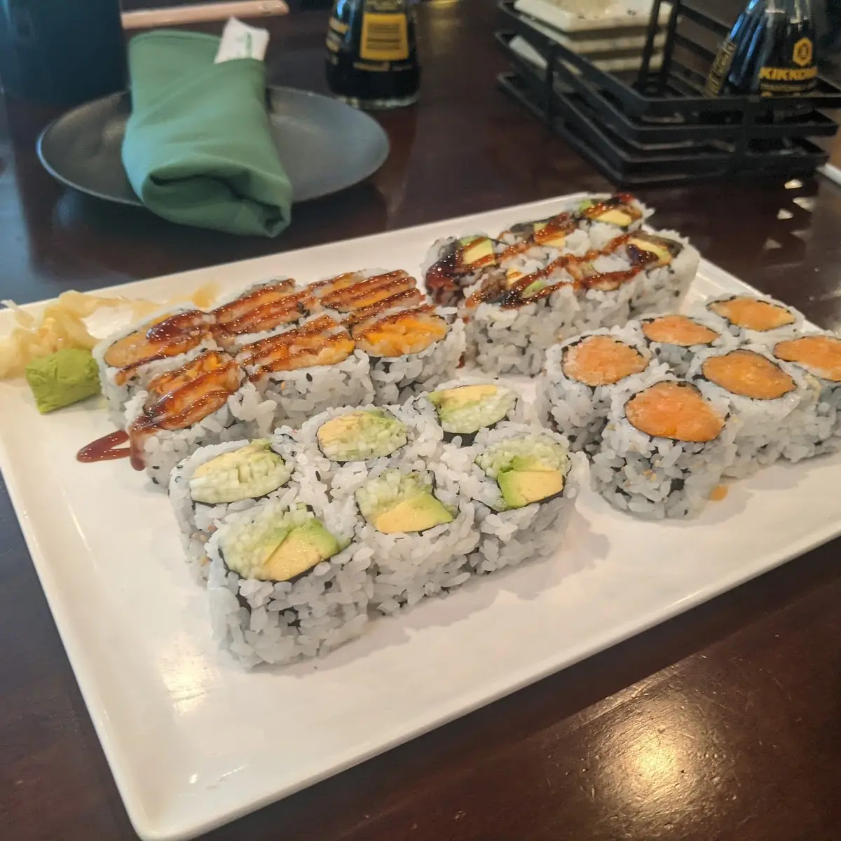 Assorted Sushi and Maki Rolls