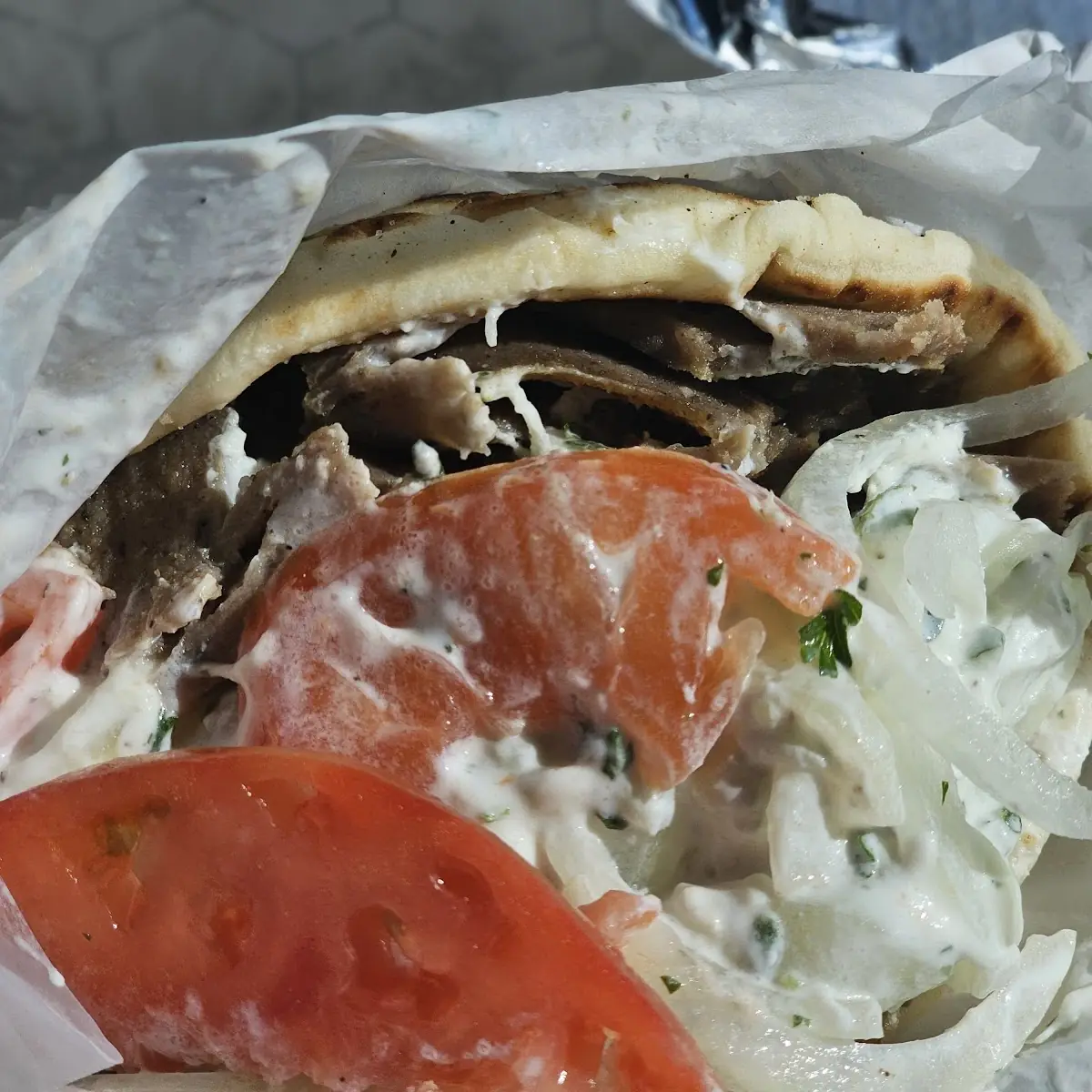 Chicken Gyro Sandwich
