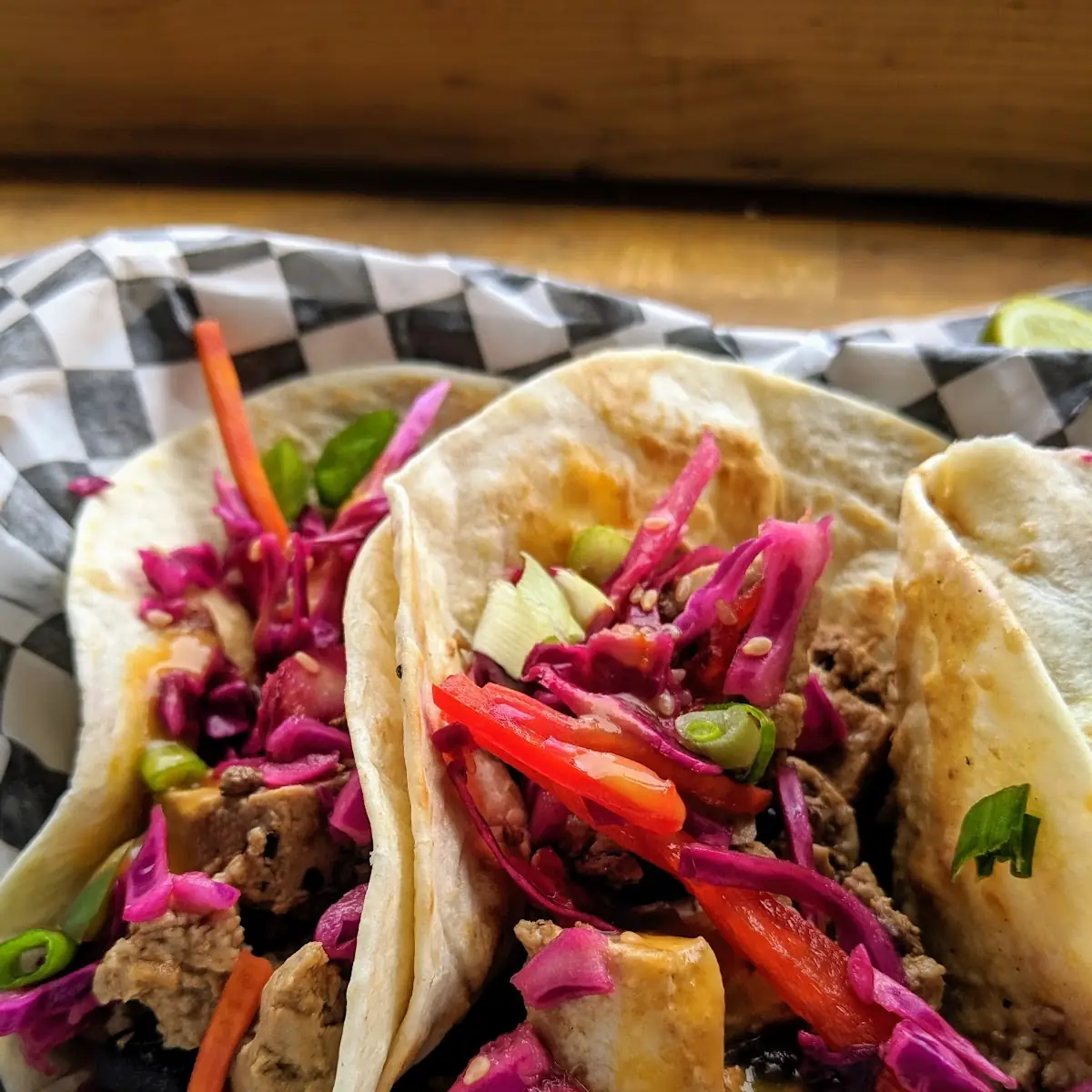 Mapo Tofu Tacos