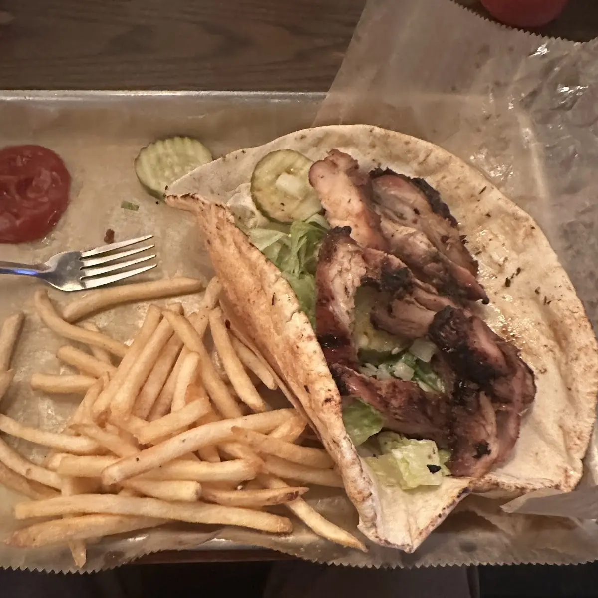 Jerk Chicken Pita