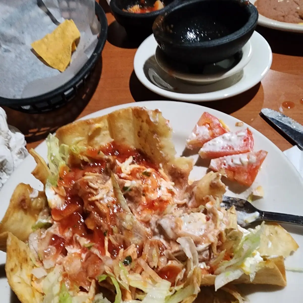 Taco Salad with Chicken
