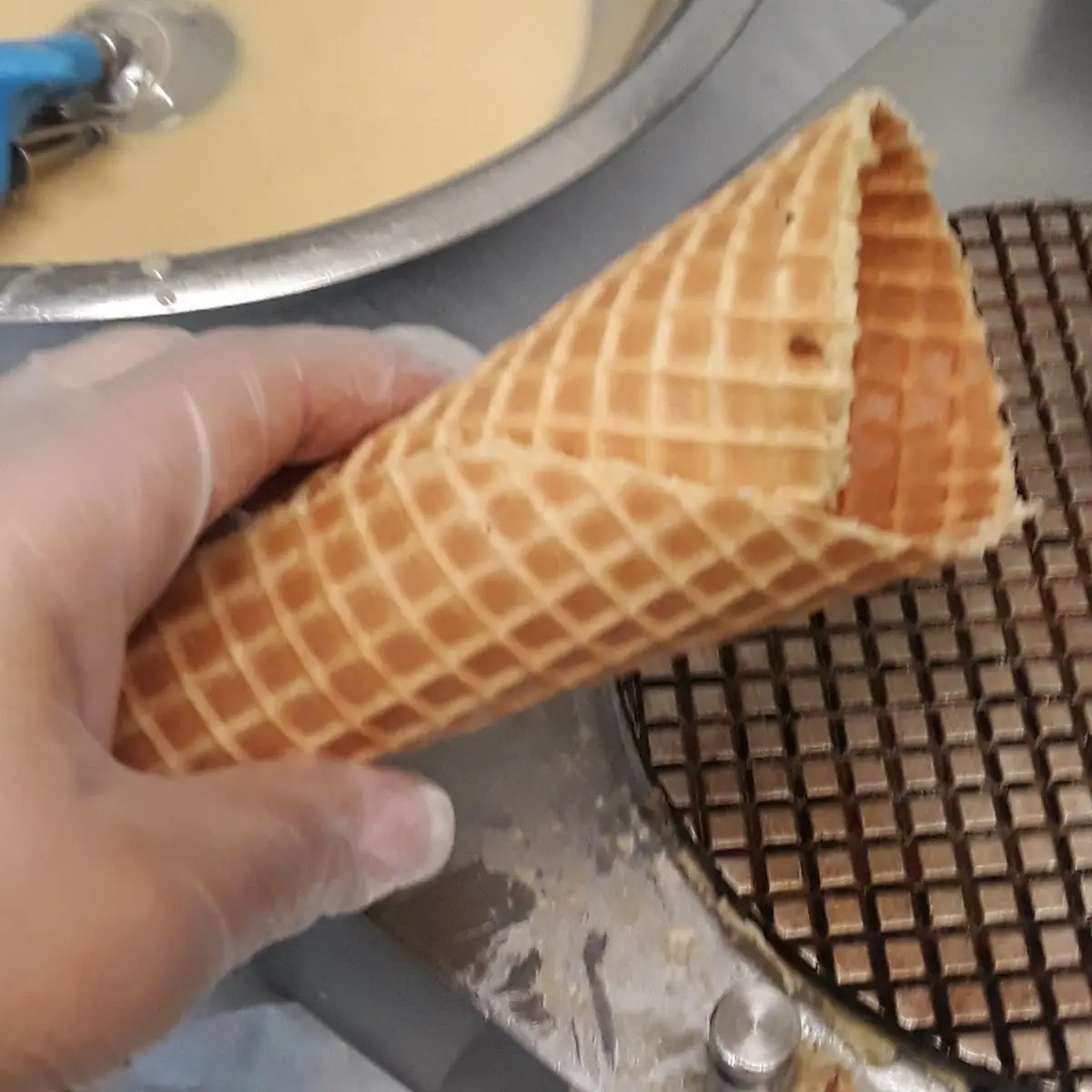 Hand Rolled Waffle Cone