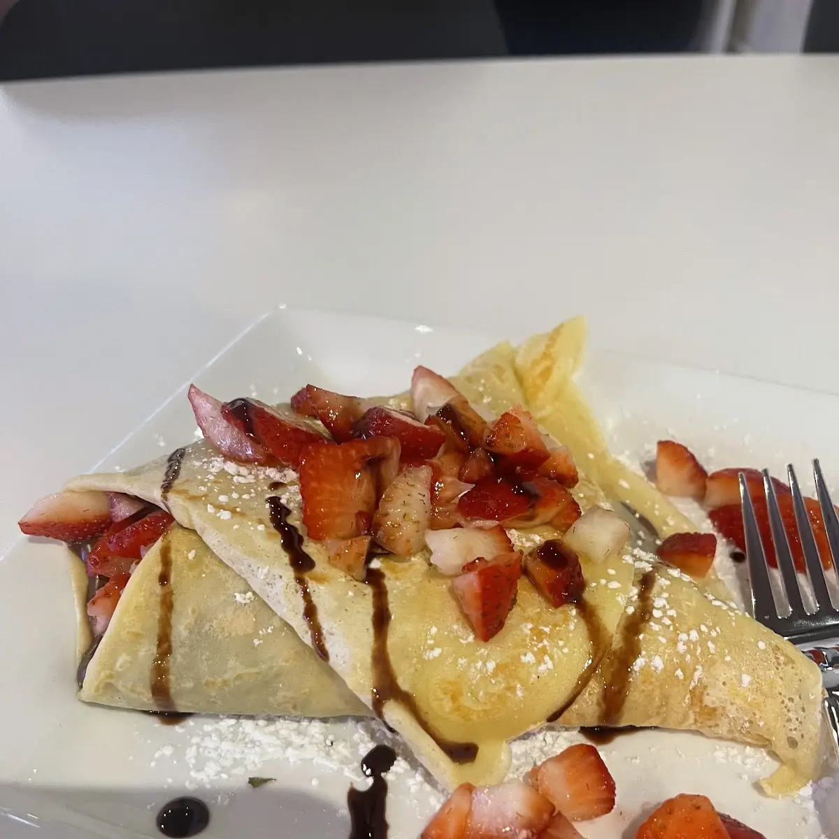 Strawberry Banana & Nutella Crepe